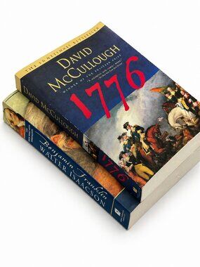History Book Bundle | 1776 David McCullough & Benjamin Franklin Walter Isaacson